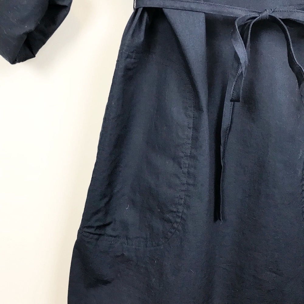 NEW Girls Old Navy 3/4 Shirt Dress Navy Blue - Picture 4 of 6